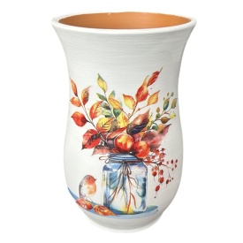 Vaza din ceramica, moderna, pentru flori - Img 1