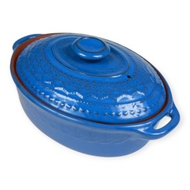 Vas din ceramică smălțuită pentru cuptor – ideal pentru sarmale și tocănițe - Img 2