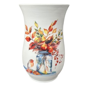 Vaza din ceramica, moderna, pentru flori - Img 2