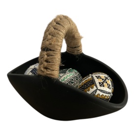 Cosulet ceramic cu oua de Paste - Img 1