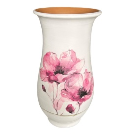 Vaza de flori, alba, eleganta, roz - Img 2