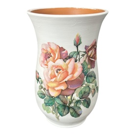 Vaza din ceramica pentru buchet de trandafiri - Img 2