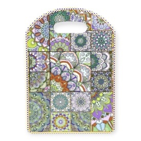 Suport din ceramica, forma tocator, pentru oala fierbinte sau decorativ, mozaic, contemporan, 17 x 24 cm - Img 4