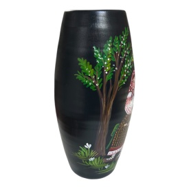 Vază 30 cm cu țărancă în costum tradițional - Img 2