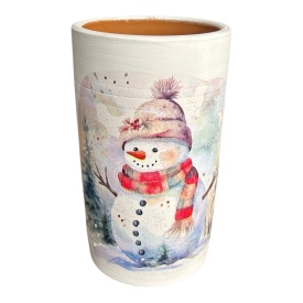 Vaza decor de iarna – om de zapada - Img 2