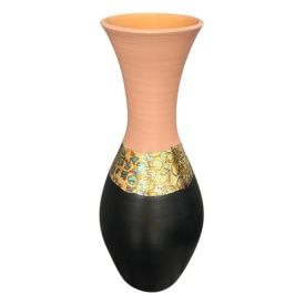 Vaza luxury, moderna, silueta cu foita de aur - Img 2