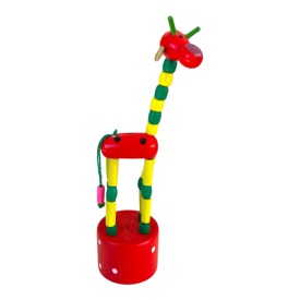 Jucarie cu buton, girafa - Img 1