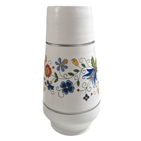 Vaza ceramica 30 cm, decorata manual cu motive traditionale, design autentic - Img 2