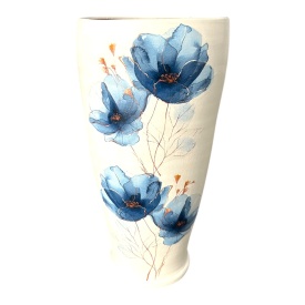 Vaza alba, eleganta, pentru living - Img 1