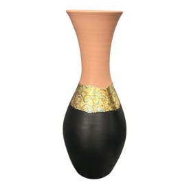 Vaza luxury, moderna, silueta cu foita de aur - Img 3