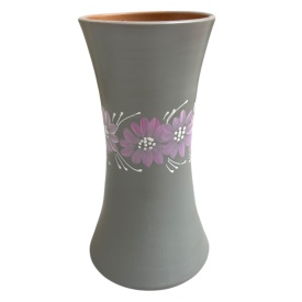 Vaza gri, moderna, pictata - Img 1